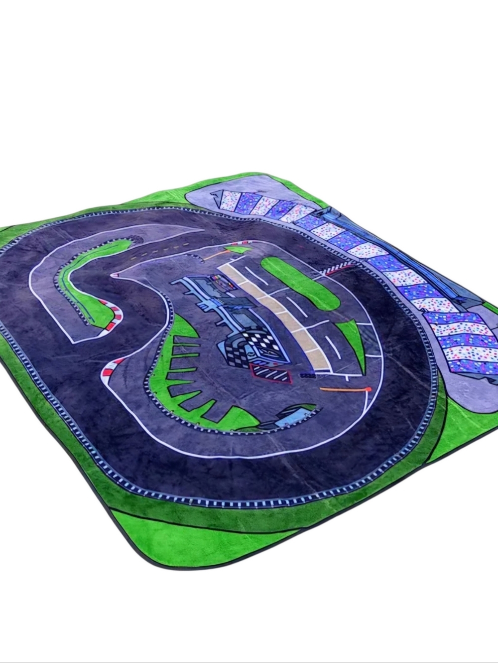 Toy Car Racetrack Speedway Picnic Blanket Play mat